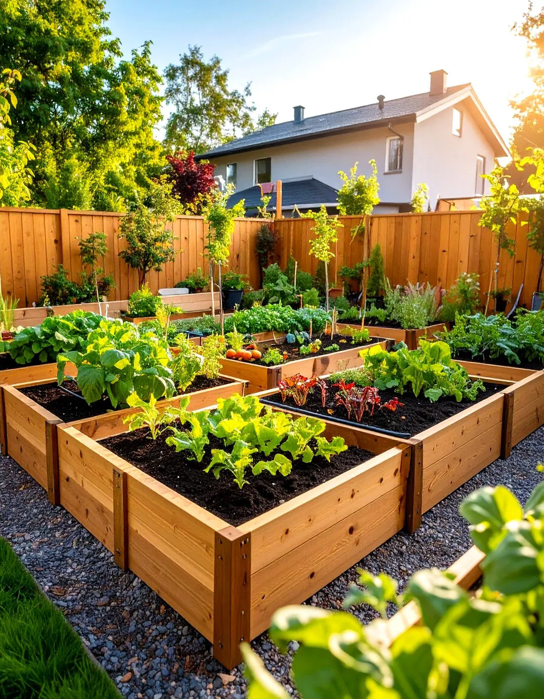 Raised Kitchen Gardens - Tiered Garden Ideas