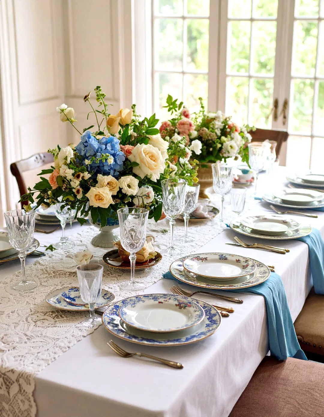 Nostalgic Vintage-Inspired Table Setting