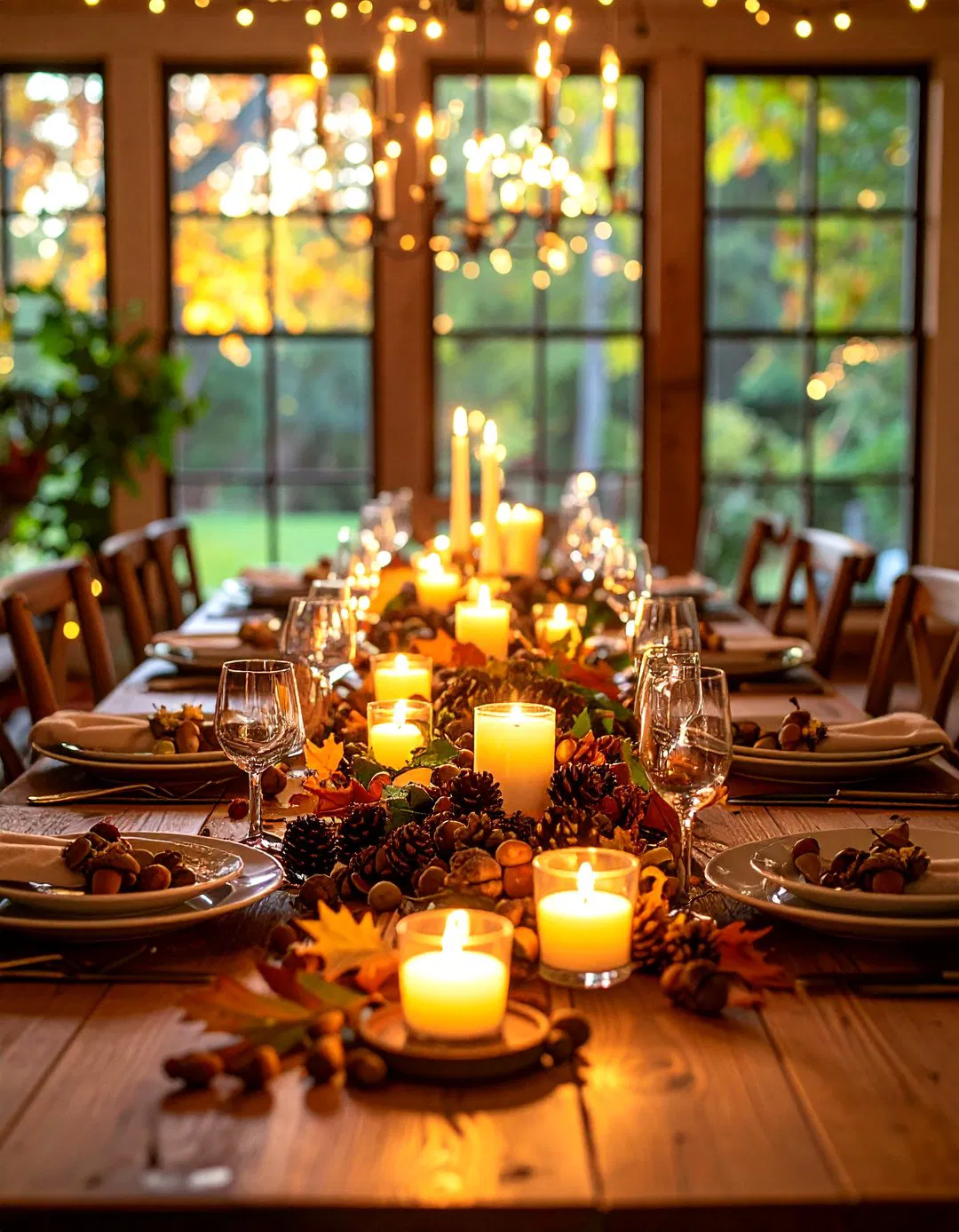 Charming Acorn Scatter Decorations