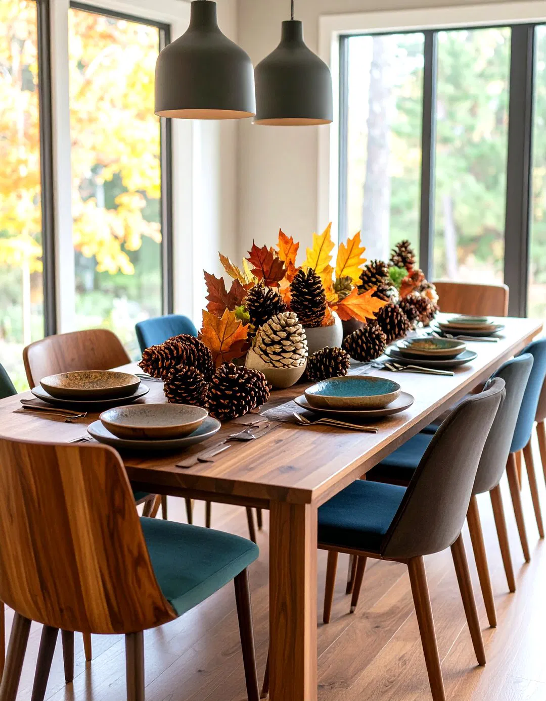 Textural Pinecone Arrangements