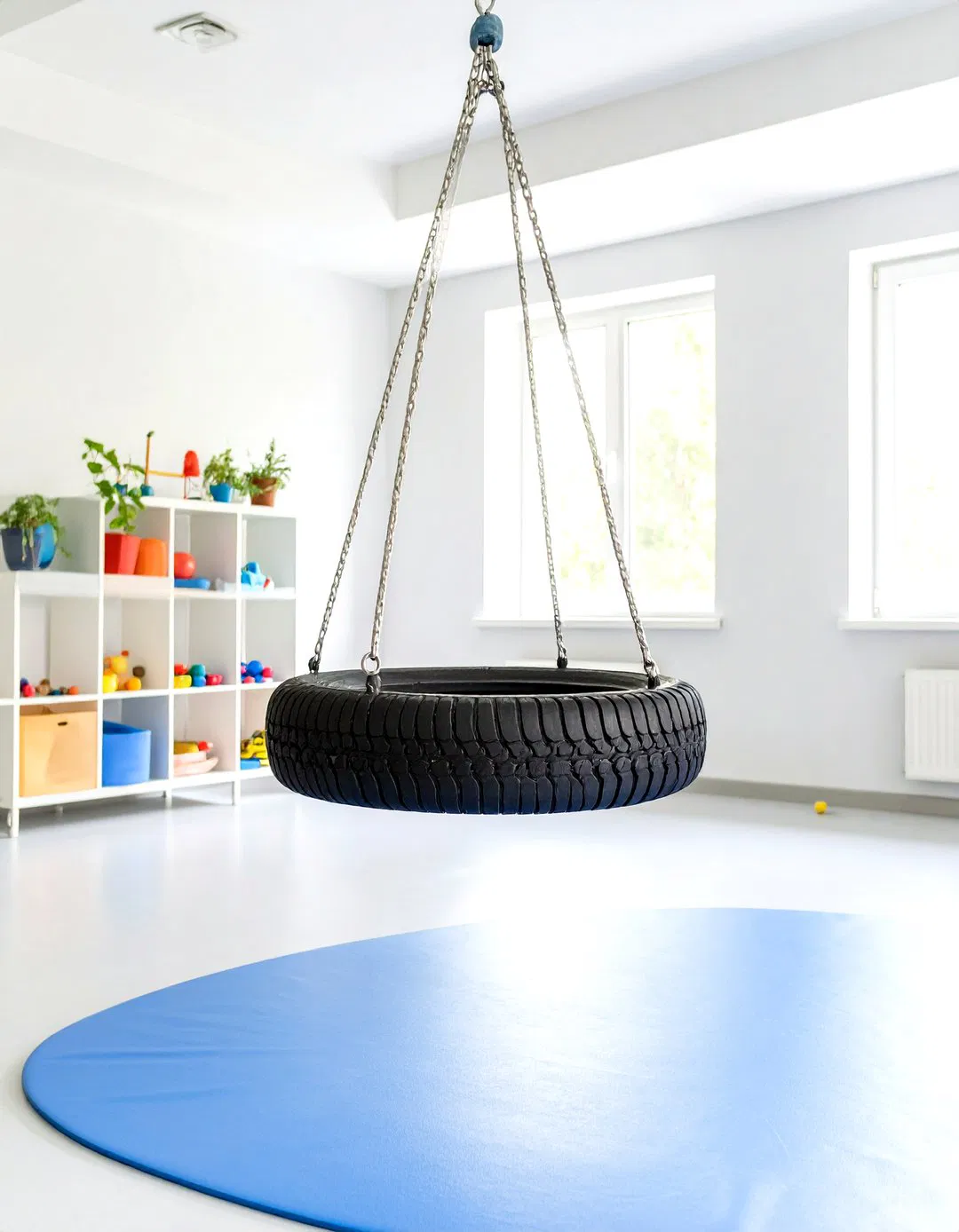 Indoor Sensory Therapy Tire Swing
