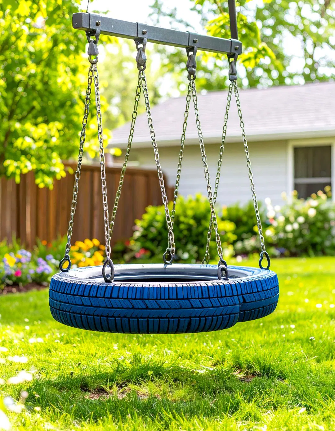 Multi Point Suspension Tire Swing