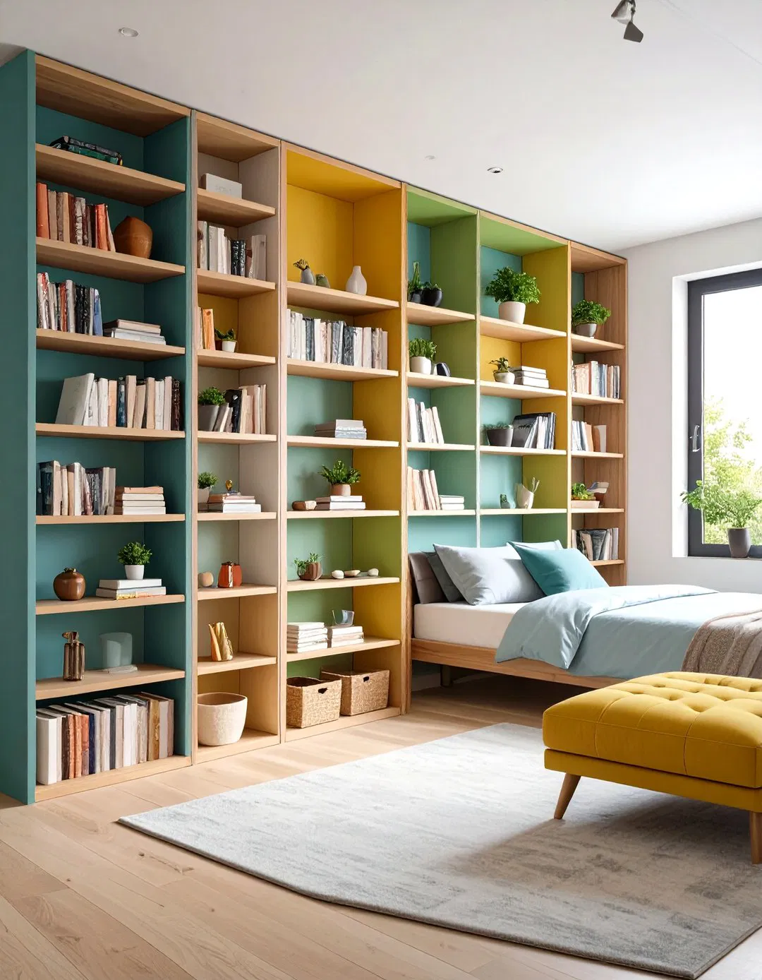 Open Shelving Room Dividers