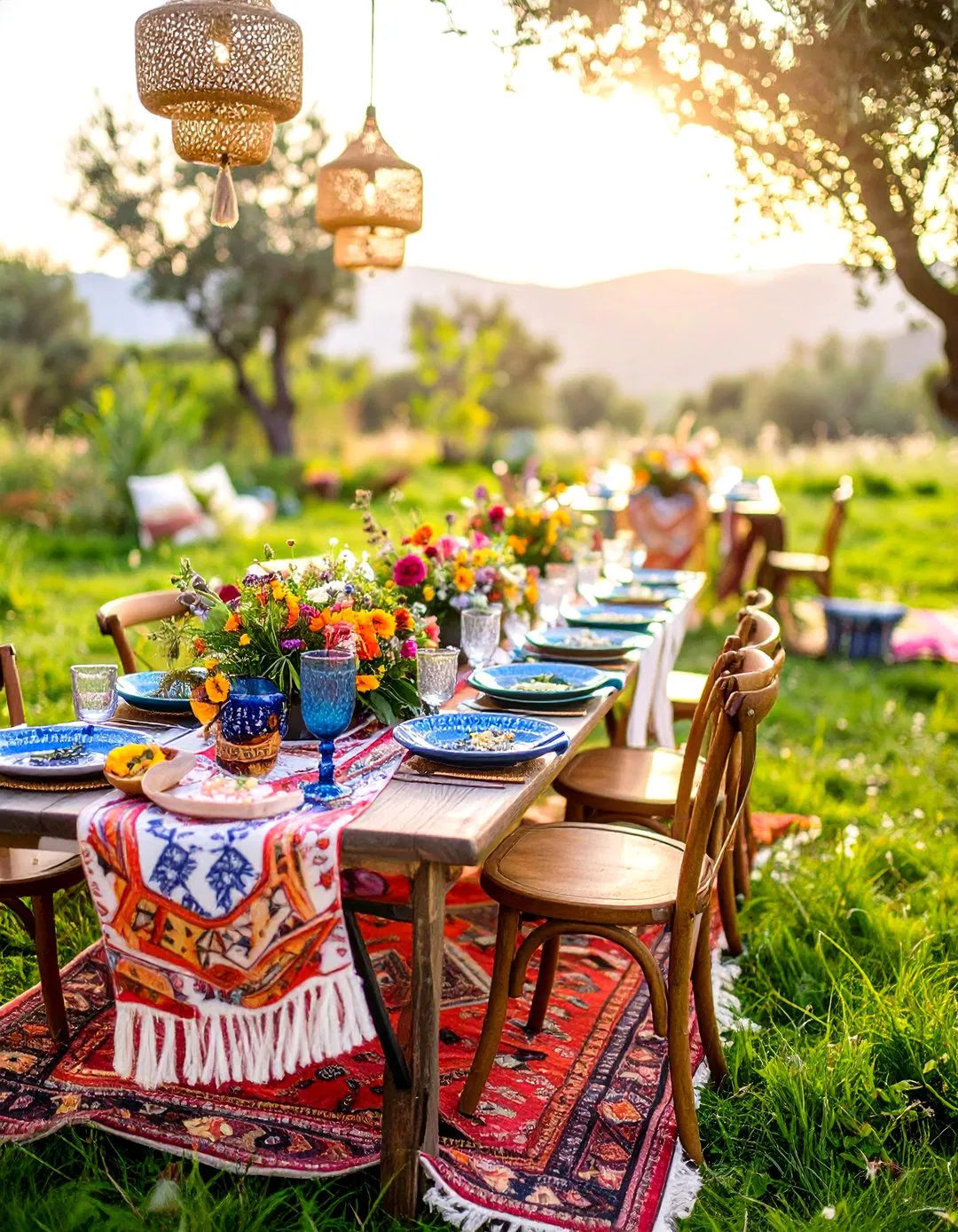 Bohemian Meadow Celebration - Spring Wedding Ideas
