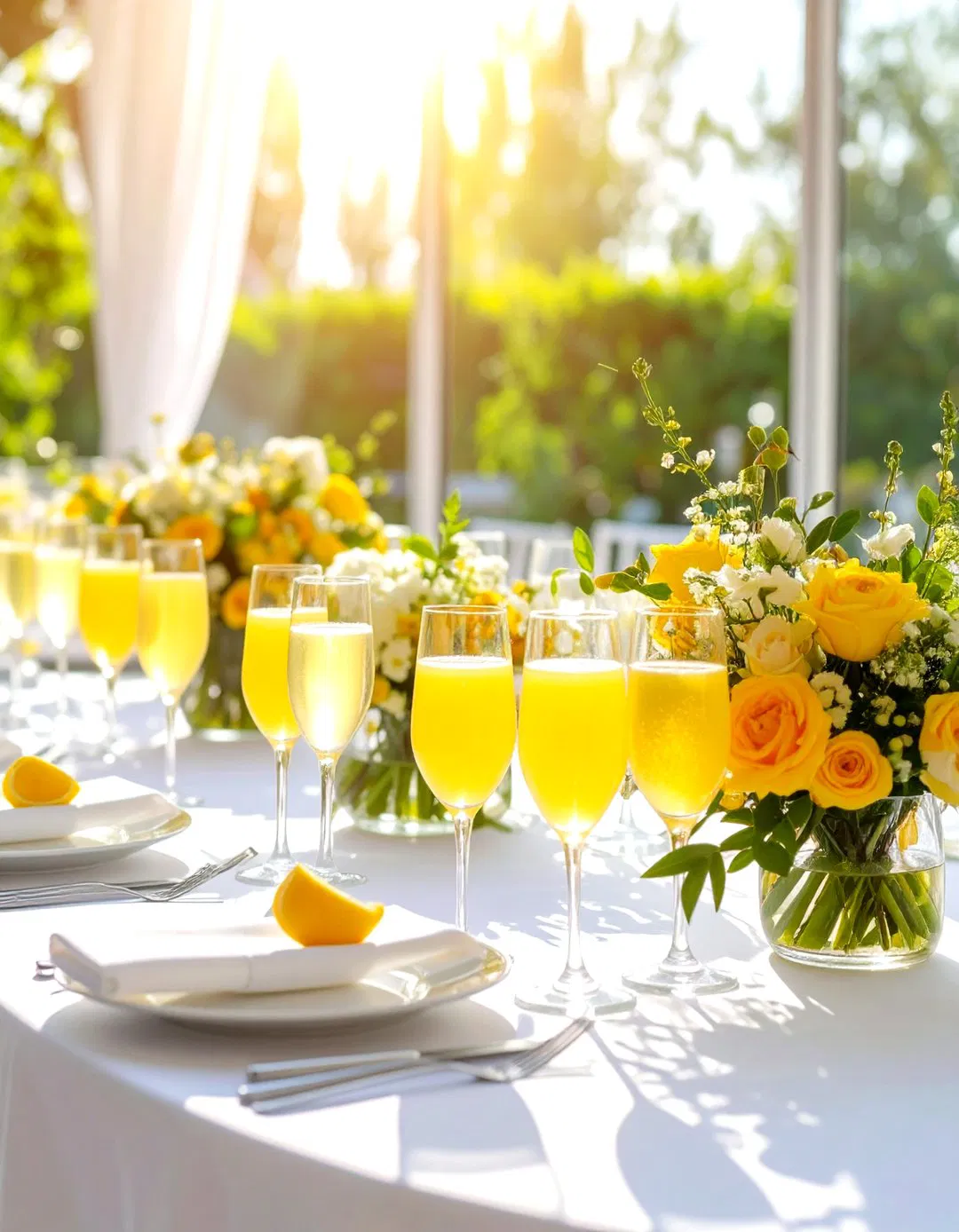 Elegant Spring Brunch Reception - Spring Wedding Ideas
