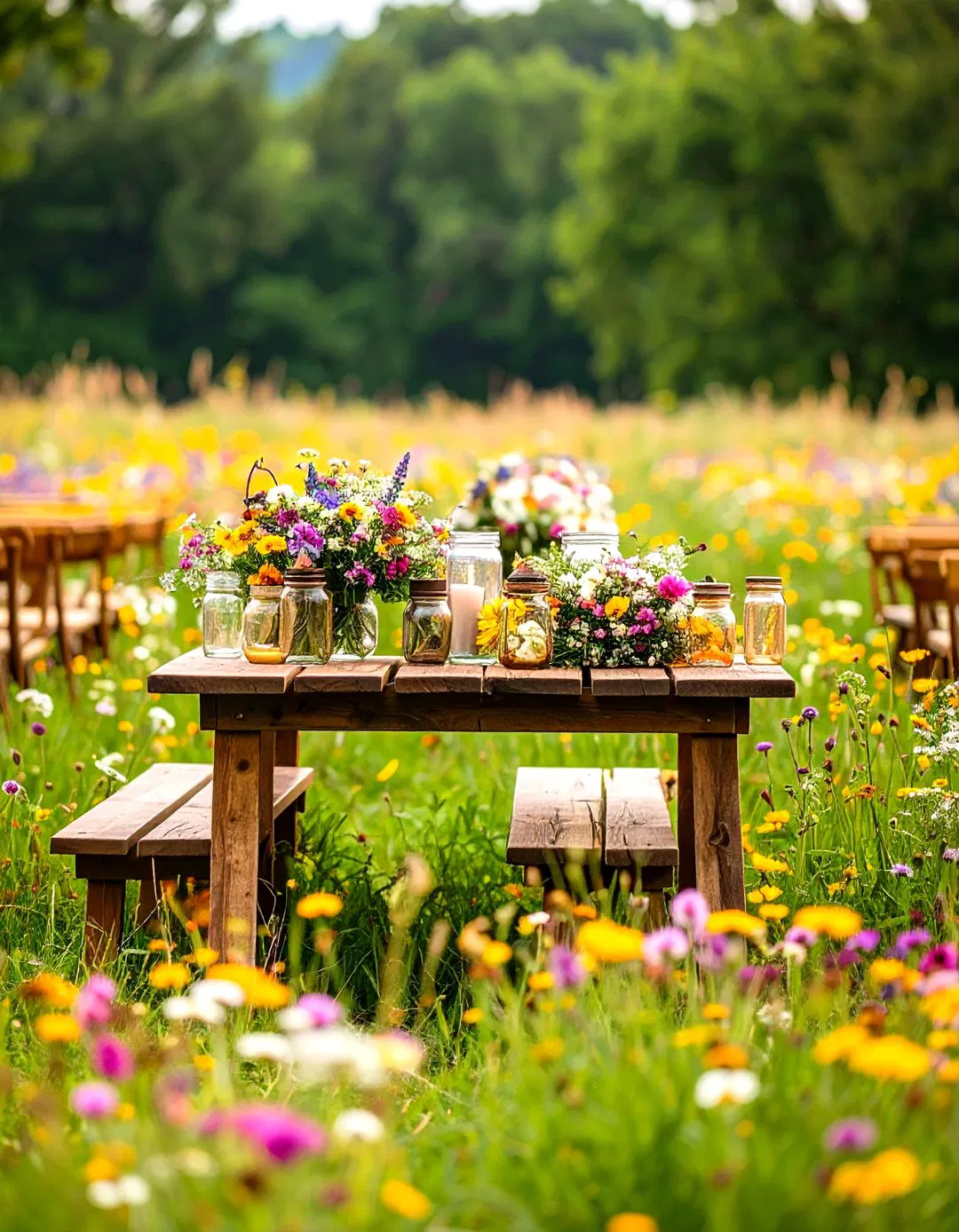 Wildflower Meadow Romance - Spring Wedding Ideas