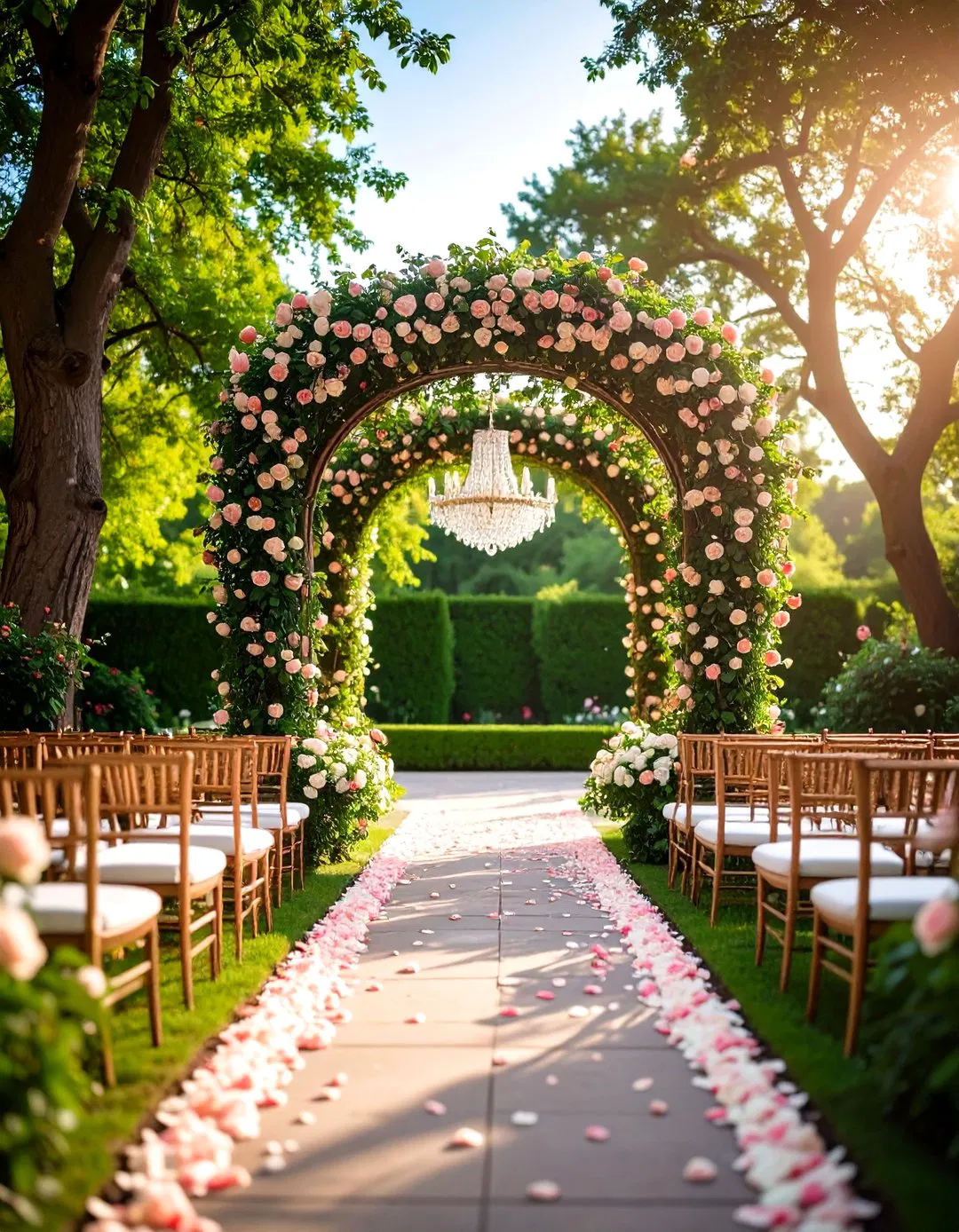 Romantic Rose Garden Affair - Spring Wedding Ideas