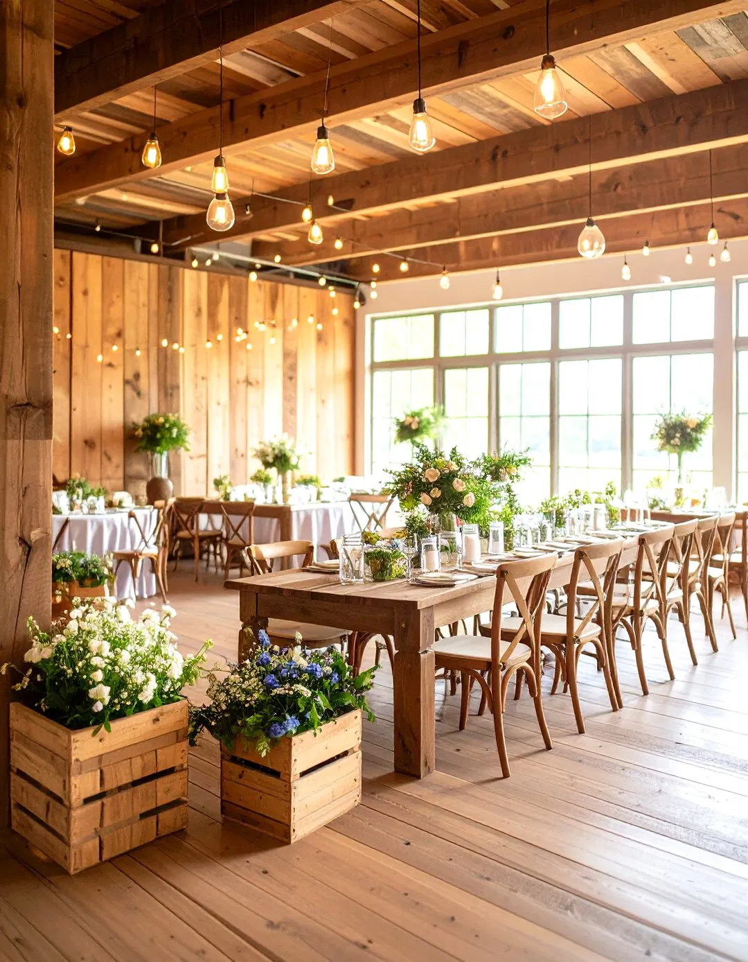 Modern Farmhouse Elegance - Spring Wedding Ideas