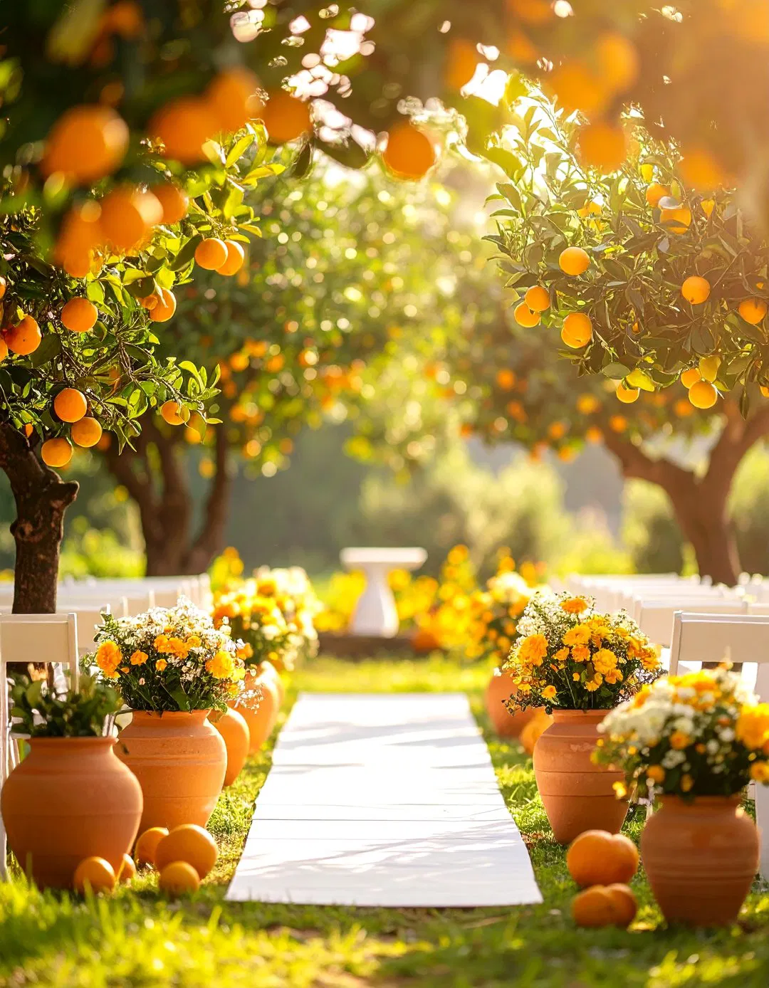 Sun-Kissed Citrus Grove - Spring Wedding Ideas