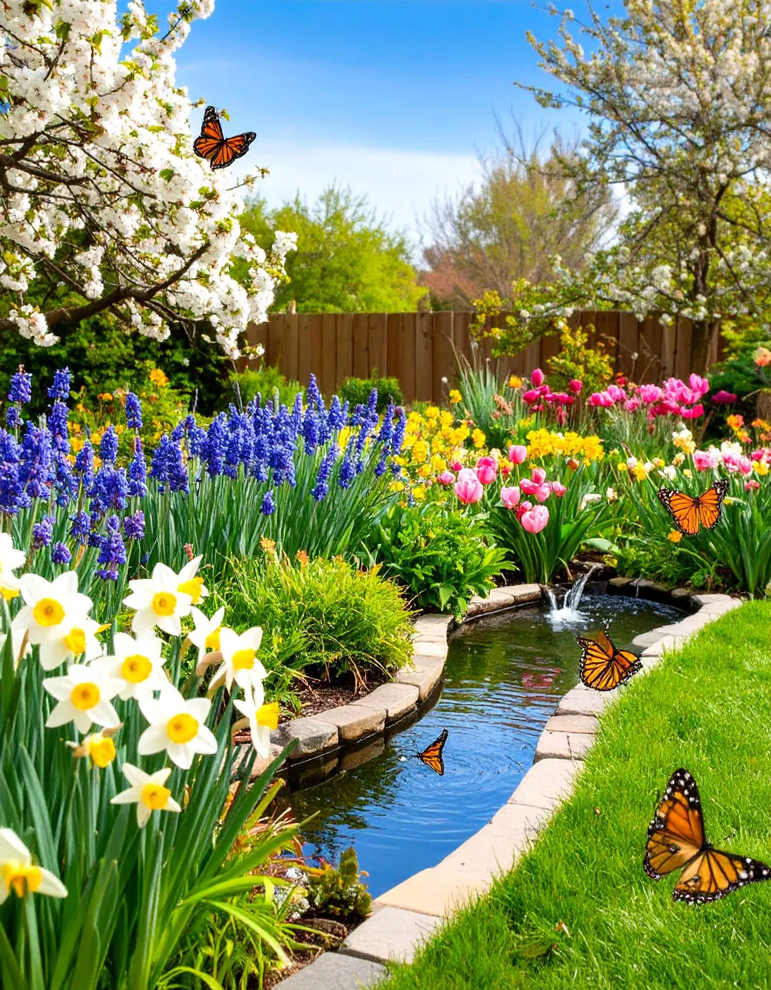Pollinator Paradise Spring Border