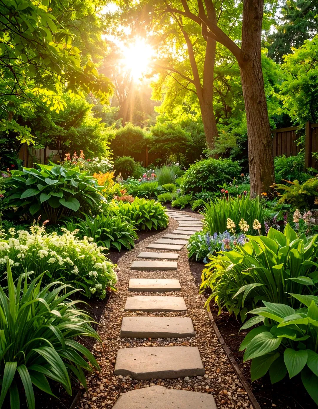 Shade Garden Spring Sanctuary