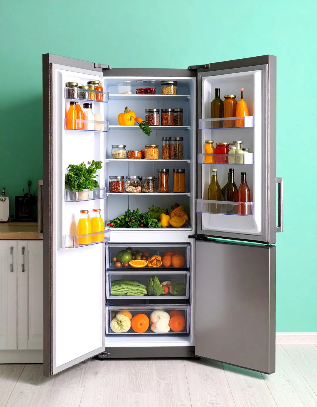 Magnetic Spice Shelf Systems - 24 Spice Rack Ideas