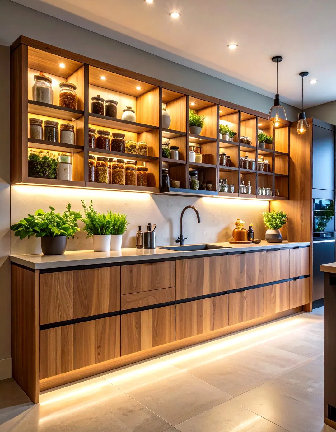 Custom Built In Spice Cabinets - 24 Spice Rack Ideas