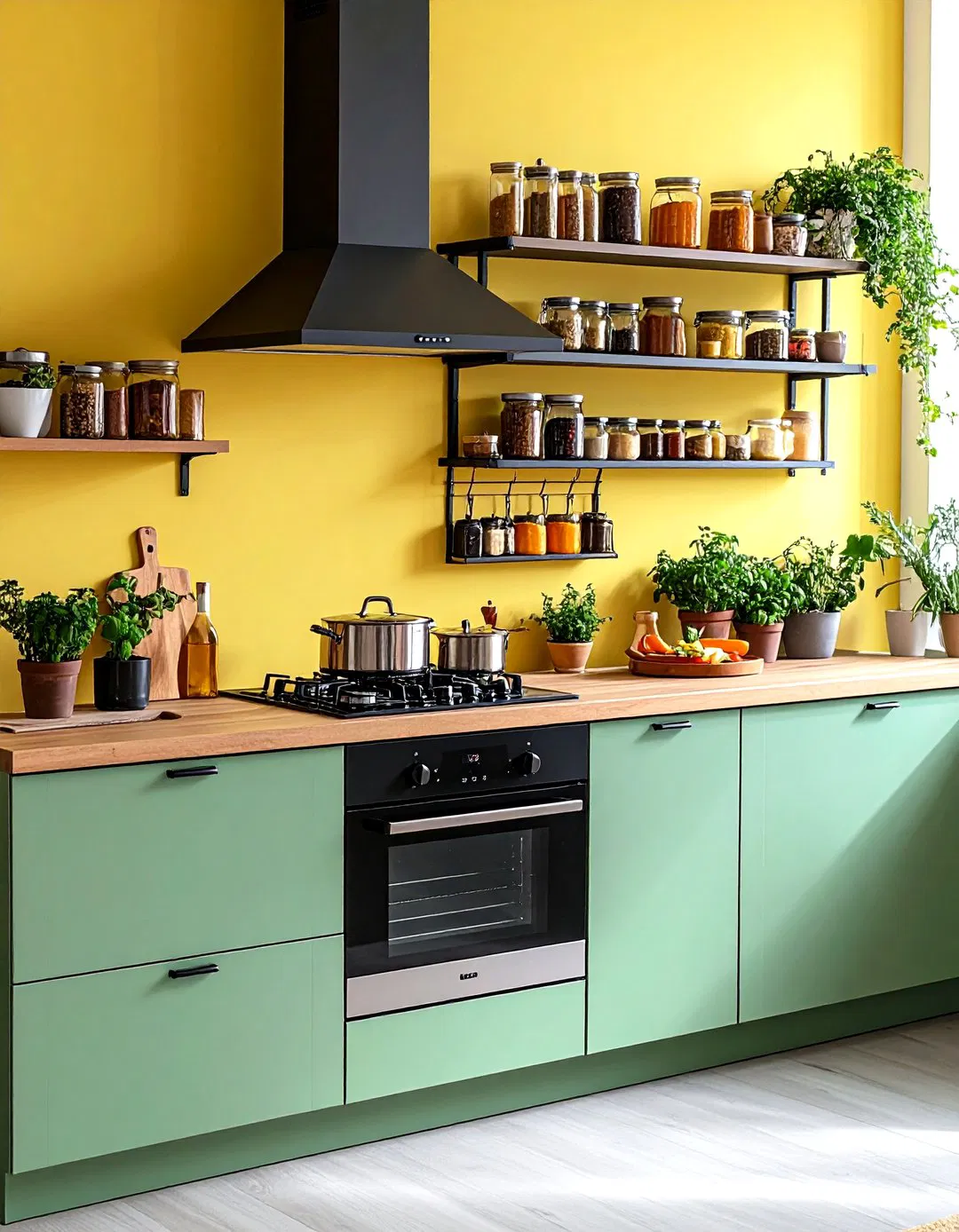 Stove Top Magnetic Shelf Organizers - 24 Spice Rack Ideas