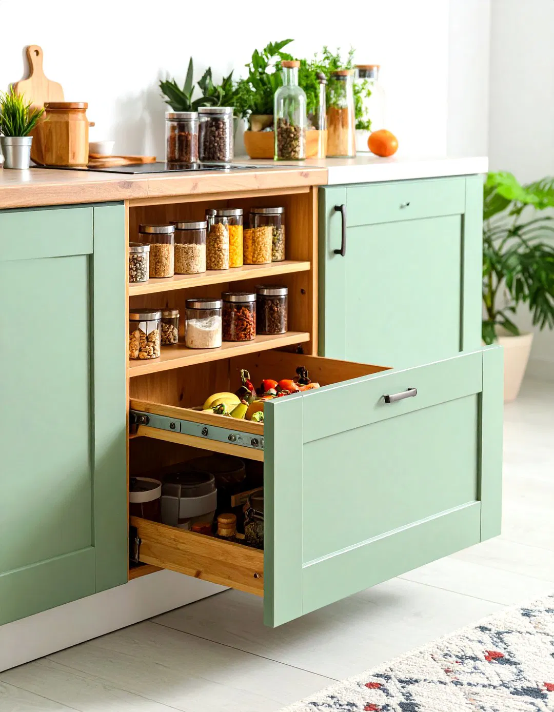 Flip Down Cabinet Door Organizers - 24 Spice Rack Ideas