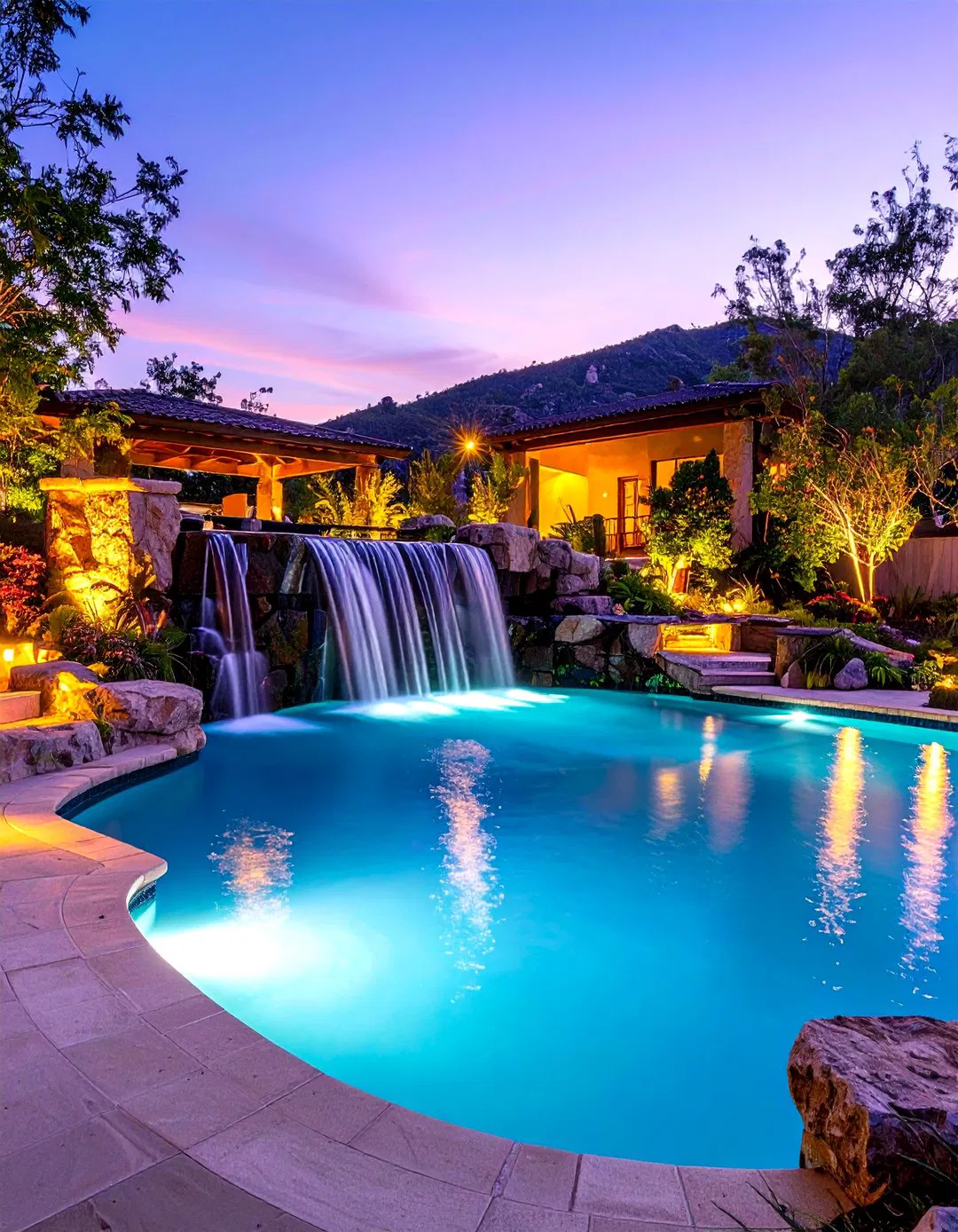 Waterfall Feature Spool Pool