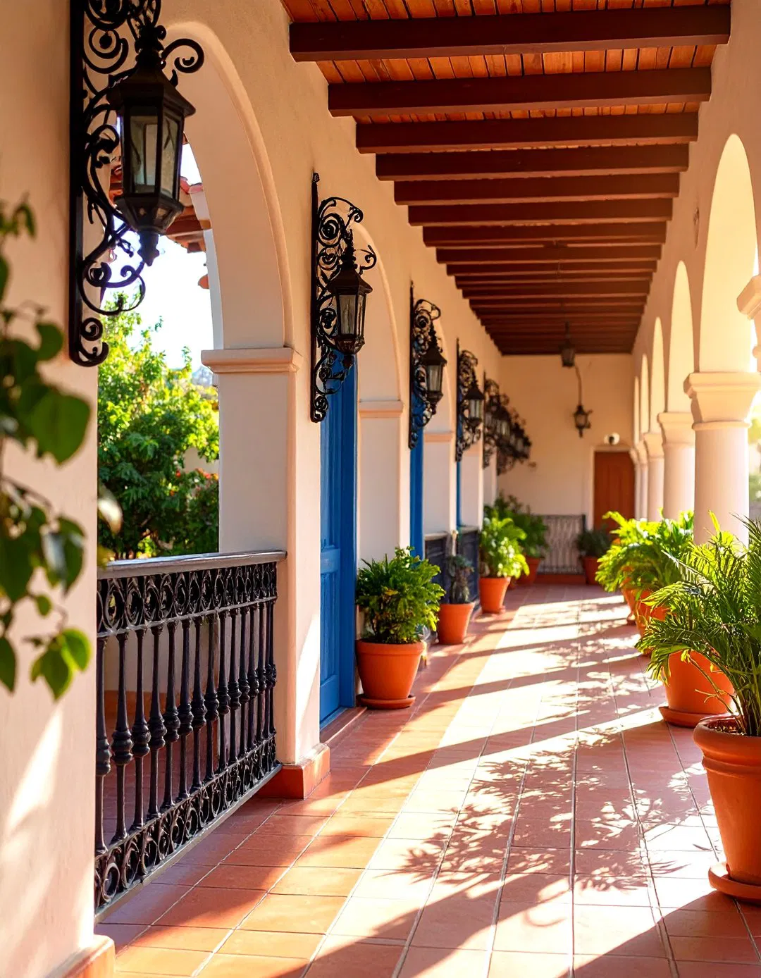 Wrought Iron Arcade Columns
