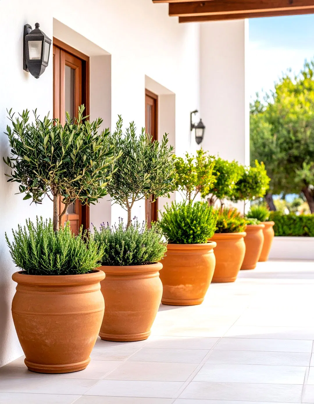Mediterranean Plant Container Garden