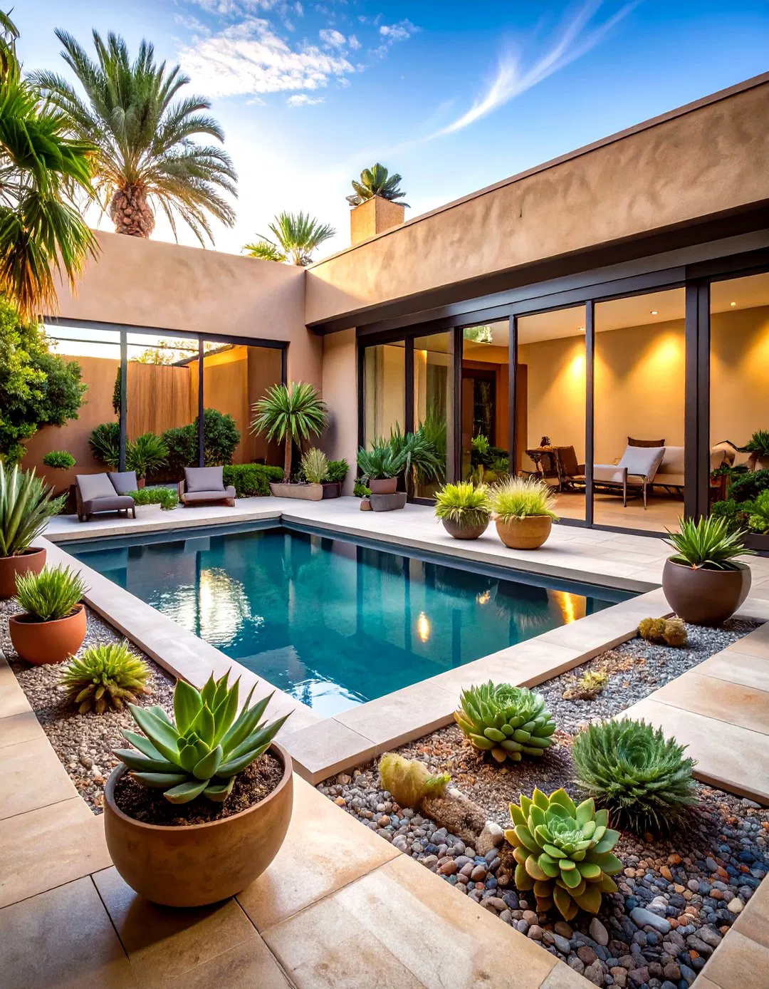 Modern Minimalist Spanish Courtyard - 24 Spanish Courtyard Ideas