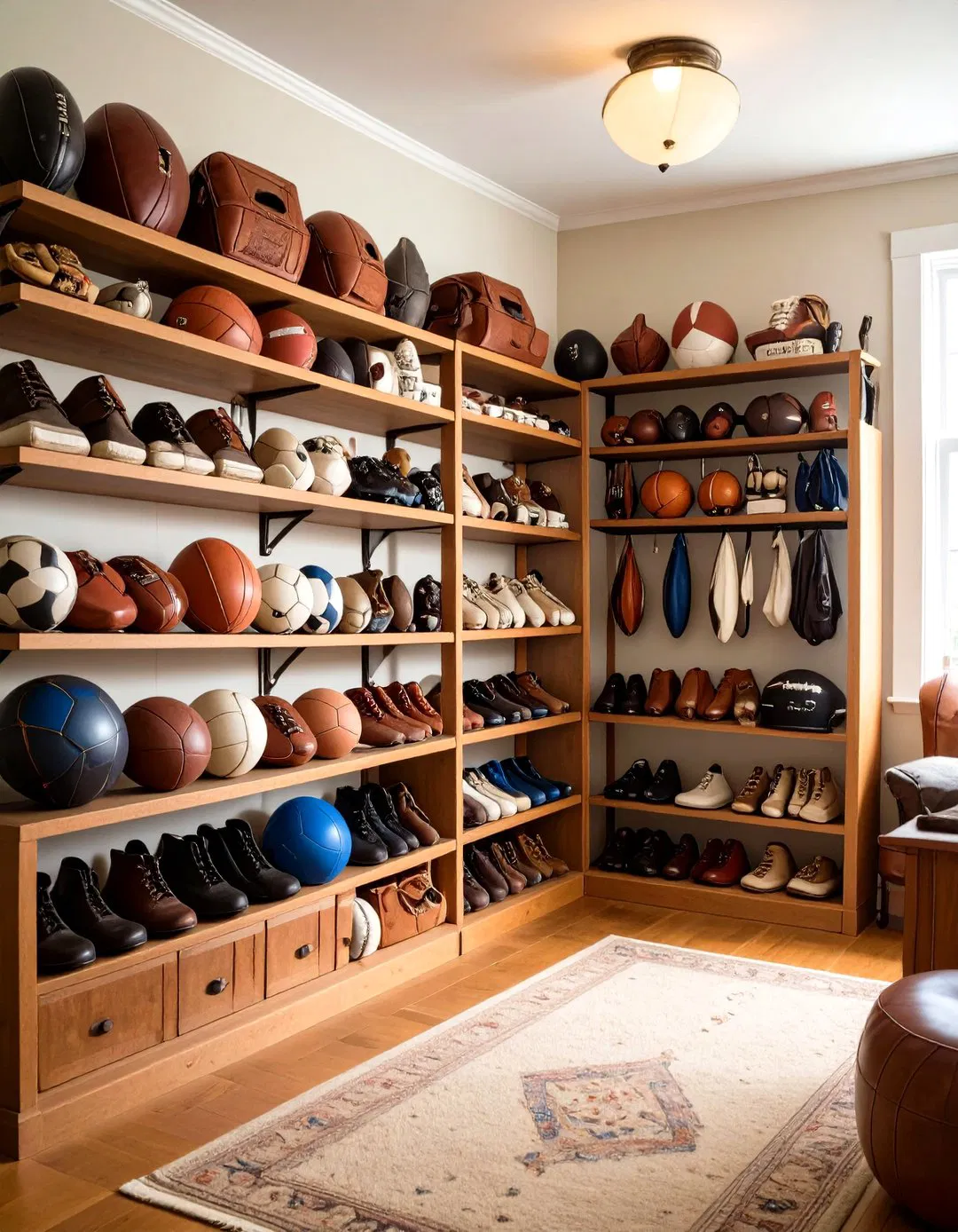 Vintage Sports Equipment Nursery