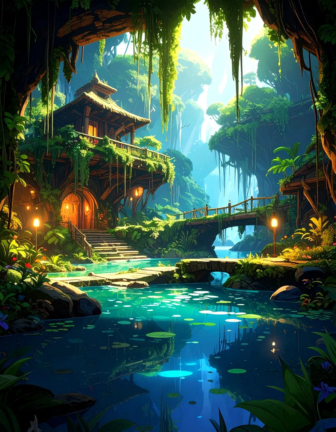 Dagobah Swamp Hideout - Star Wars Man Cave