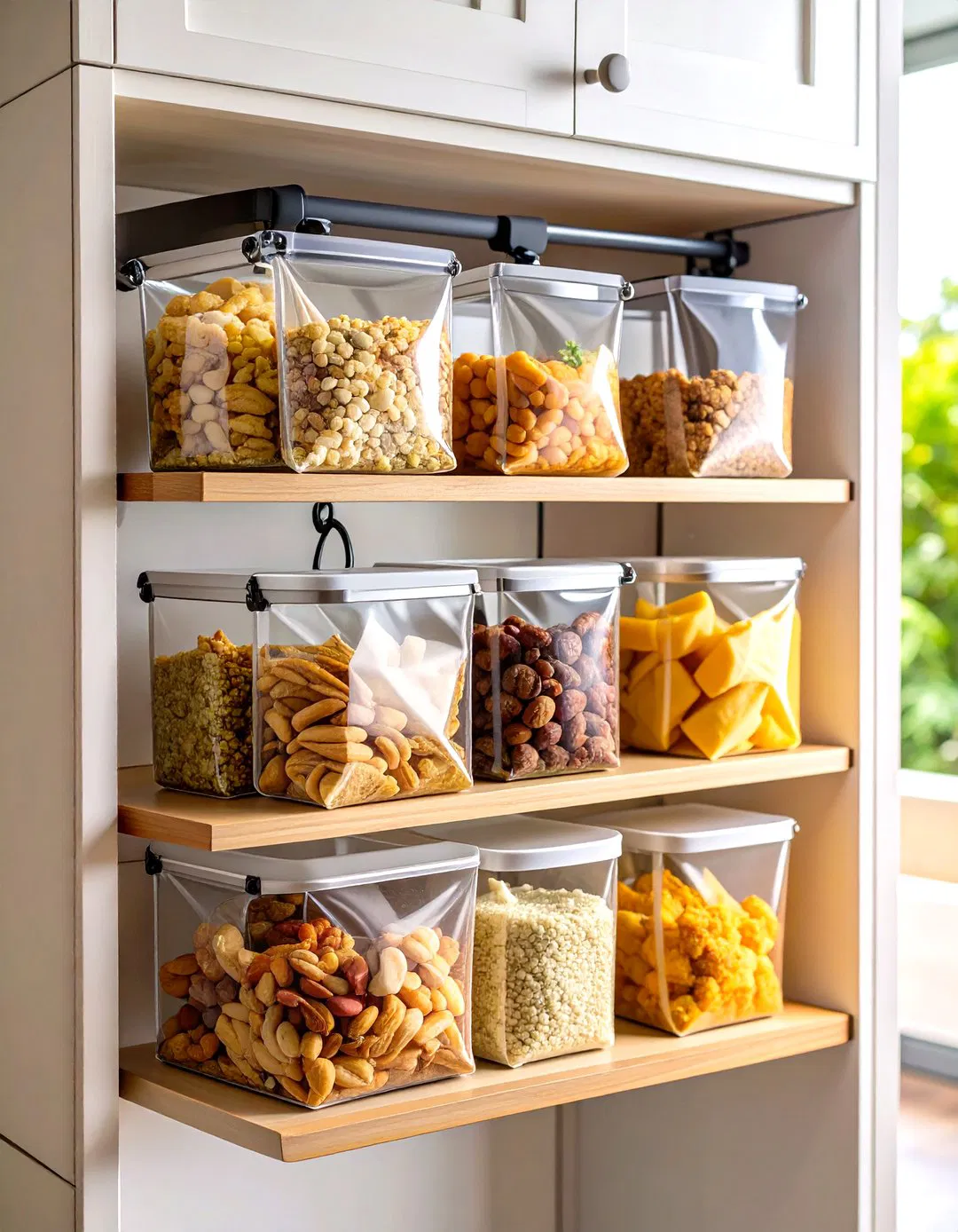 Over Door Hanging Organizer System - Snack Storage Ideas