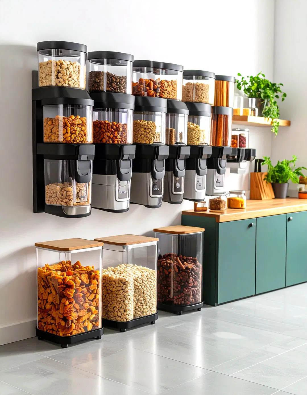 Wall Mounted Snack Dispensers - Snack Storage Ideas