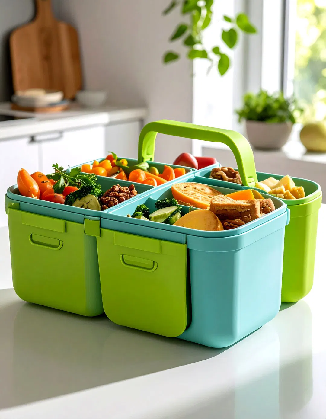 Portable Snack Caddy System - Snack Storage Ideas