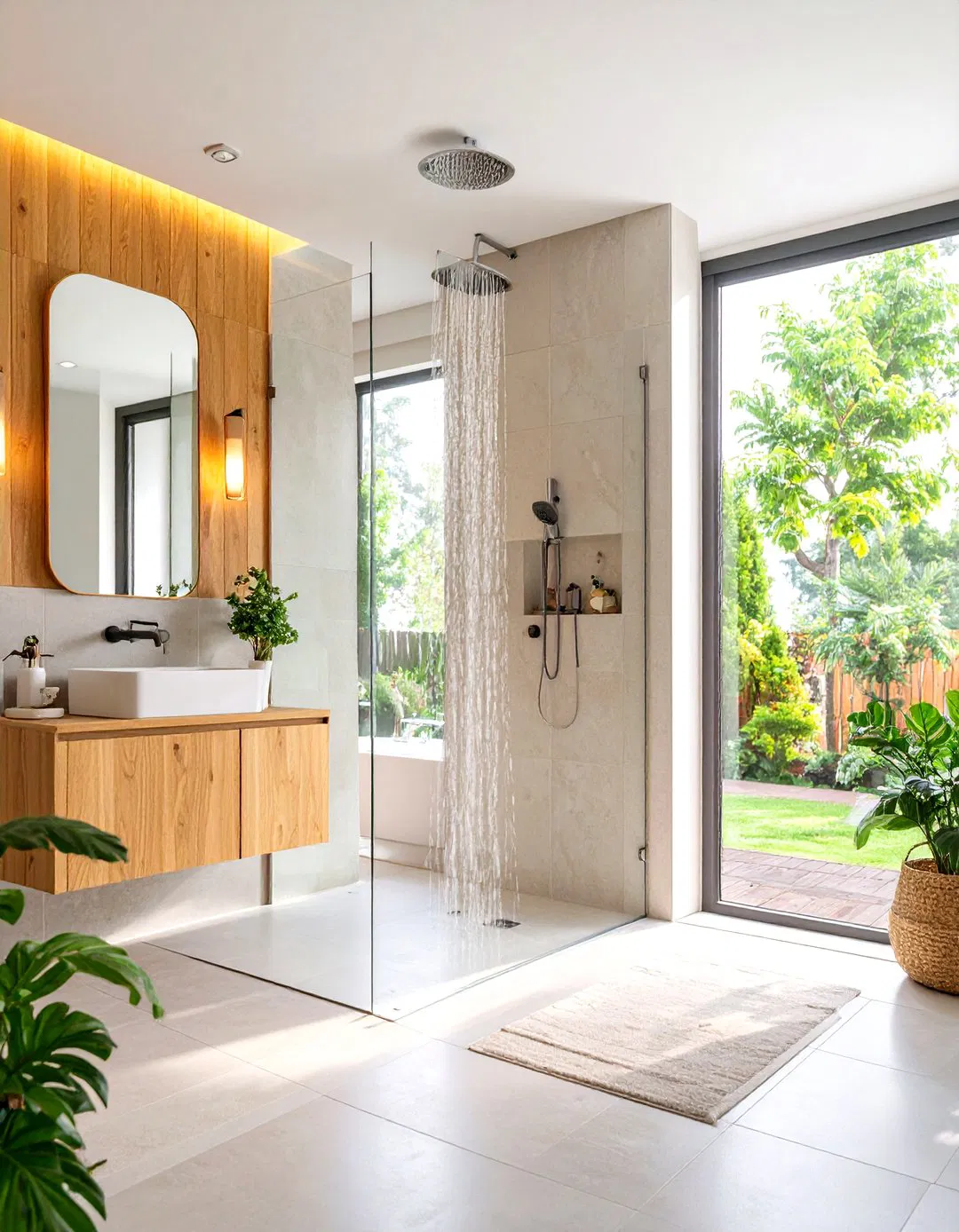 Wet Room Designs With Seamless Integration
