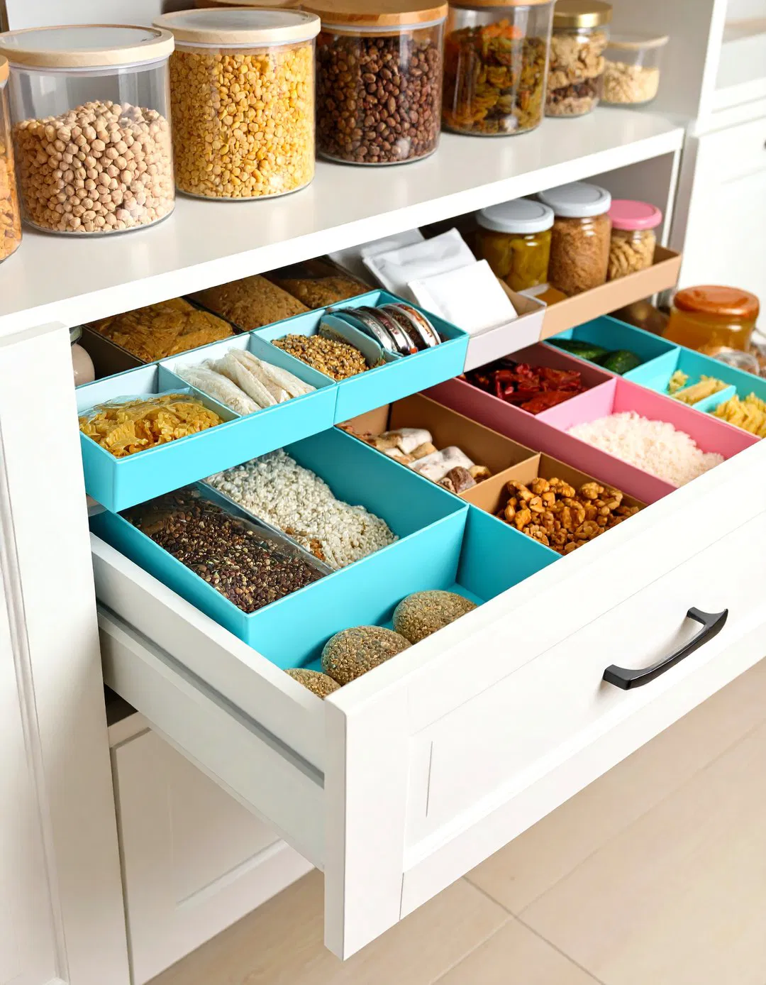 Drawer Divider Micro Organization System - 24 Small Pantry Ideas