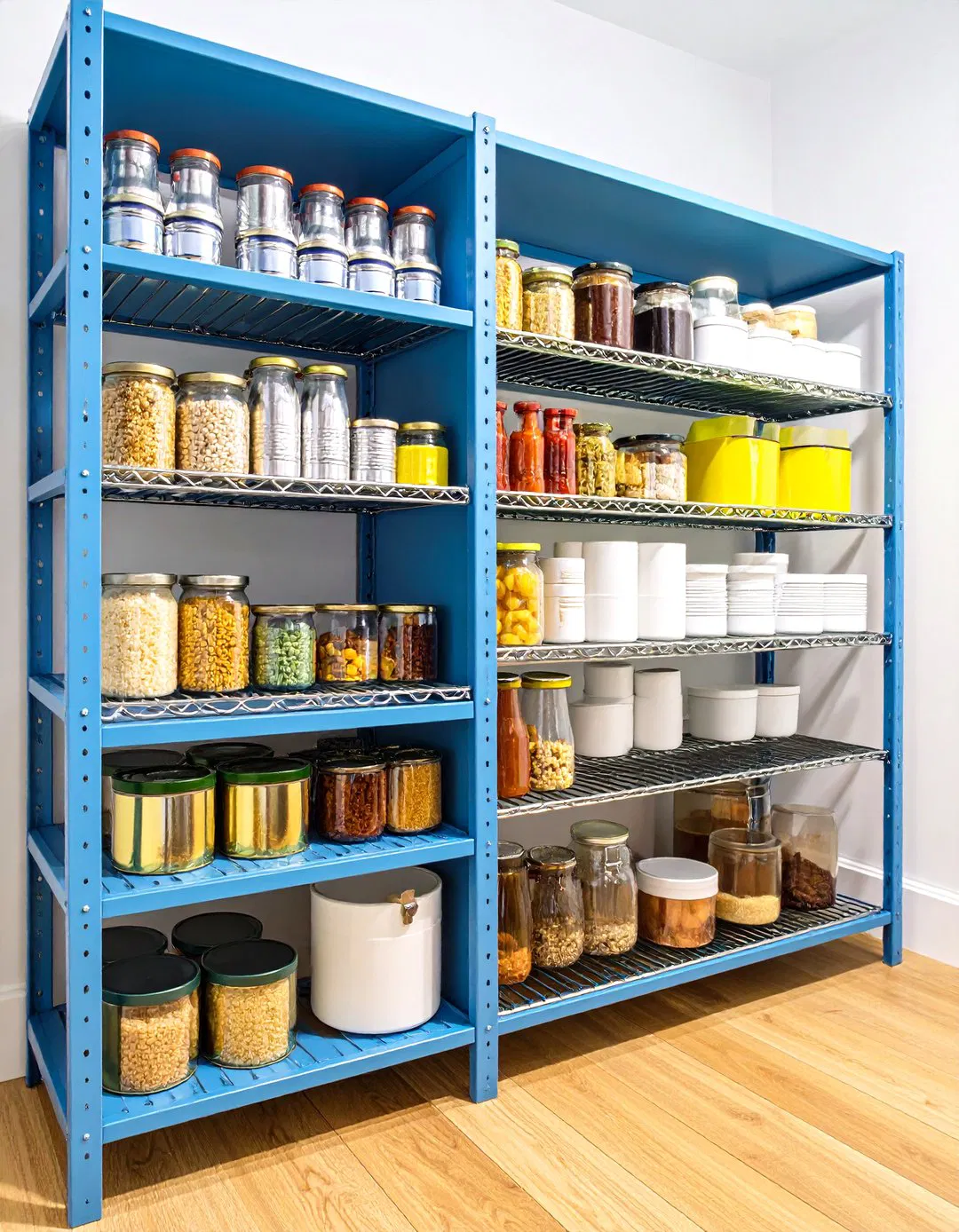 Tiered Shelf Insert Maximization - 24 Small Pantry Ideas