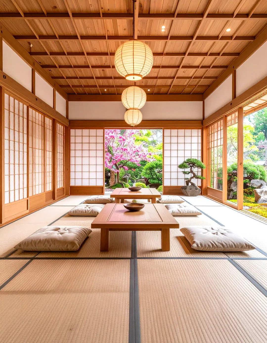 Japanese Tatami Media Tea Room