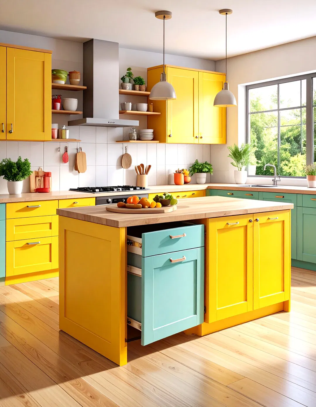 Foldable Islands for Maximum Space Efficiency