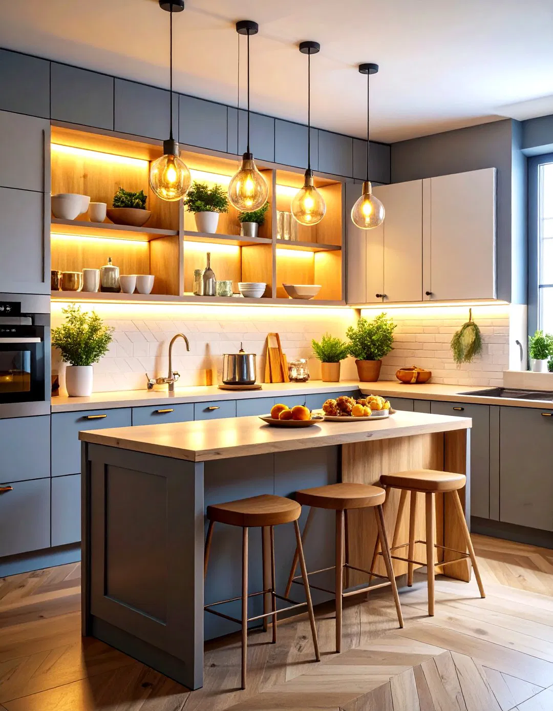 Puck Lights for Targeted Kitchen Lighting