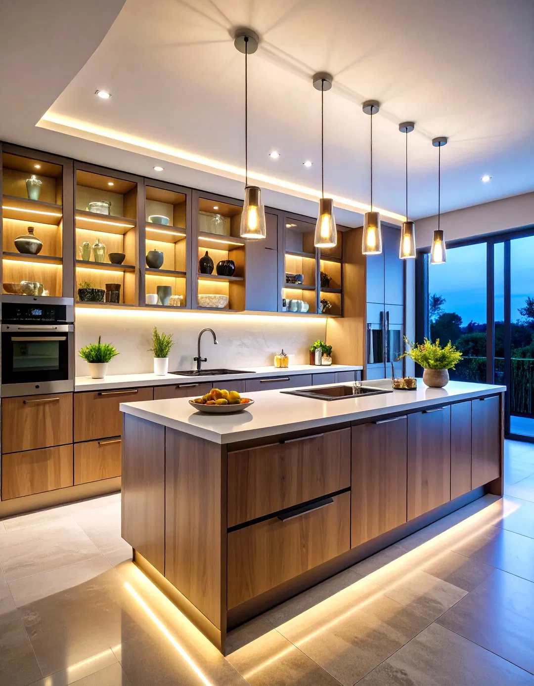 Integrated Cabinet Interior Lighting