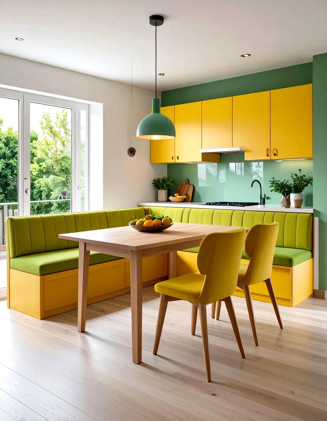 Banquette Seating Kitchen Tables - Small Kitchen Table Ideas