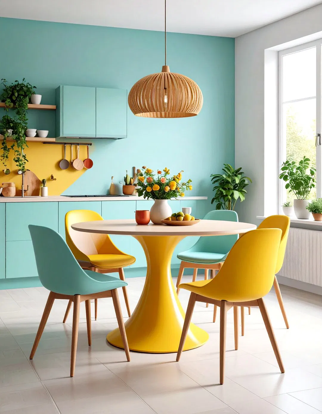 Pedestal Dining Kitchen Tables - Small Kitchen Table Ideas