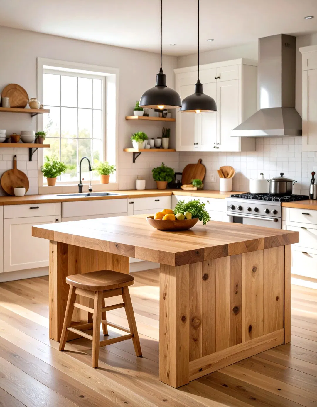 Butcher Block Kitchen Tables - Small Kitchen Table Ideas