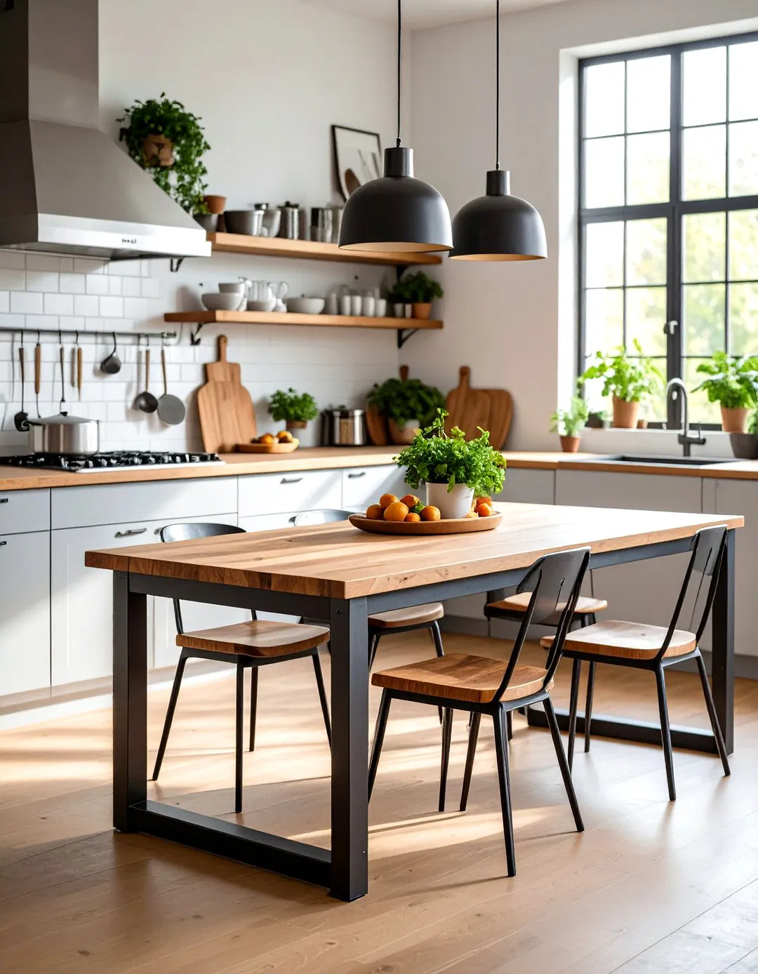Metal Frame Kitchen Tables - Small Kitchen Table Ideas