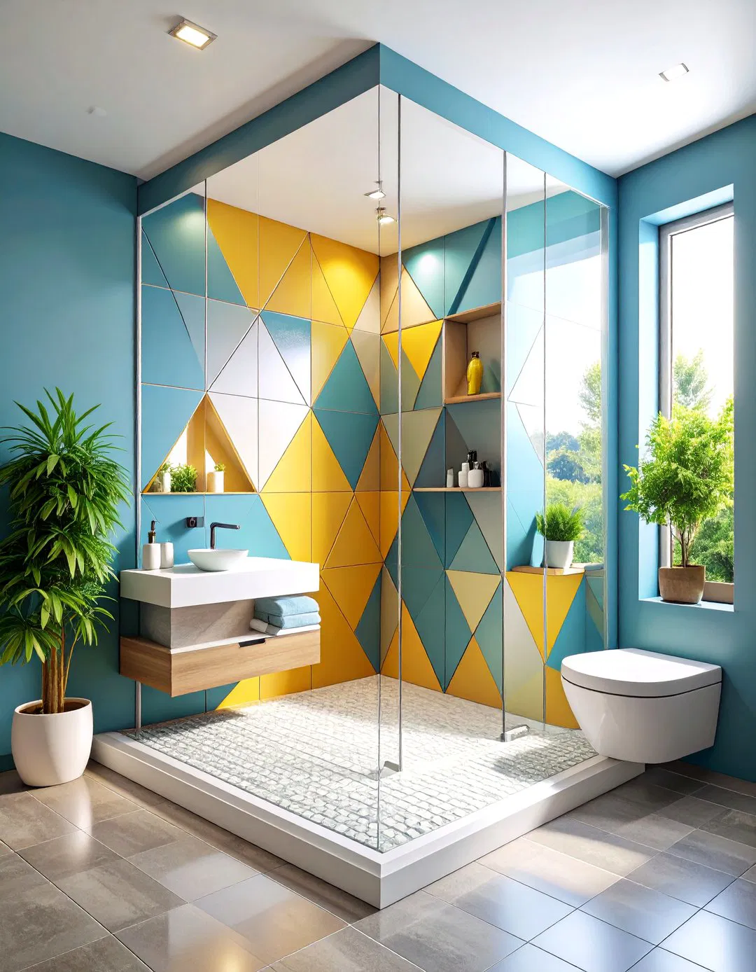 Corner Triangle Niche Design