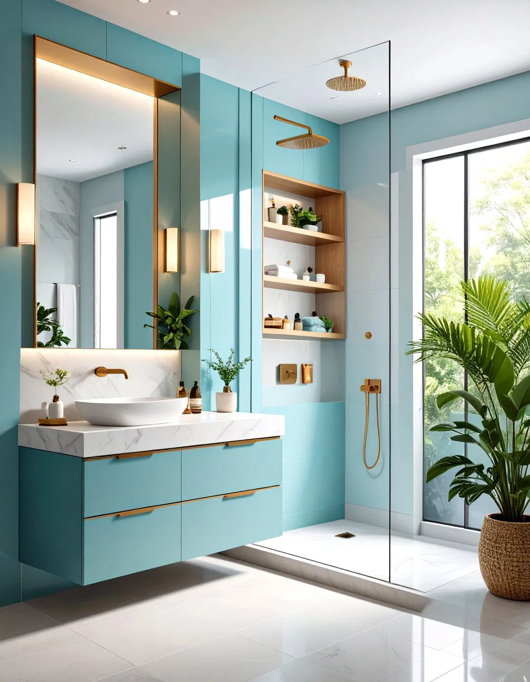 Full Width Wall Niche