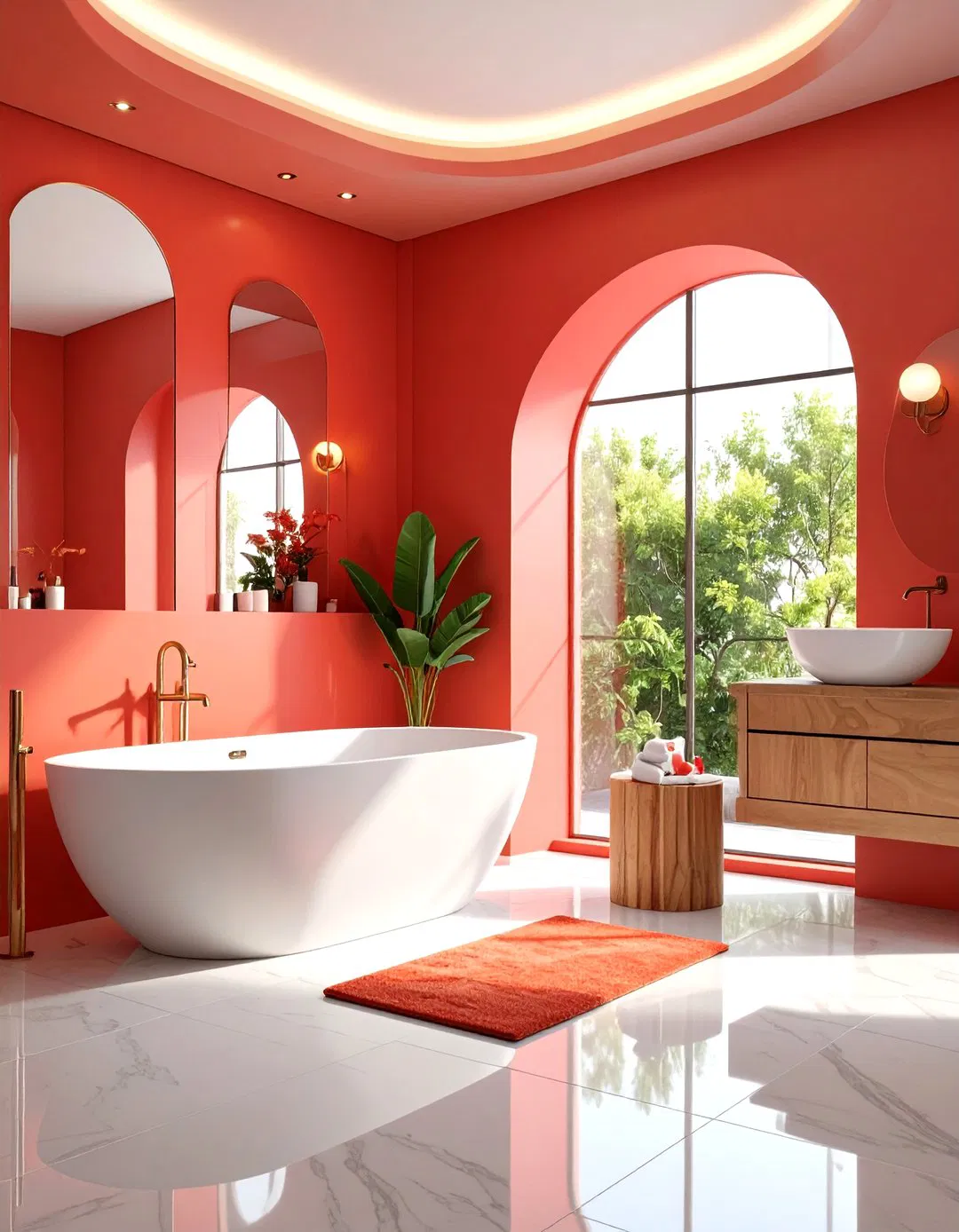 Curved Corner Niche Design
