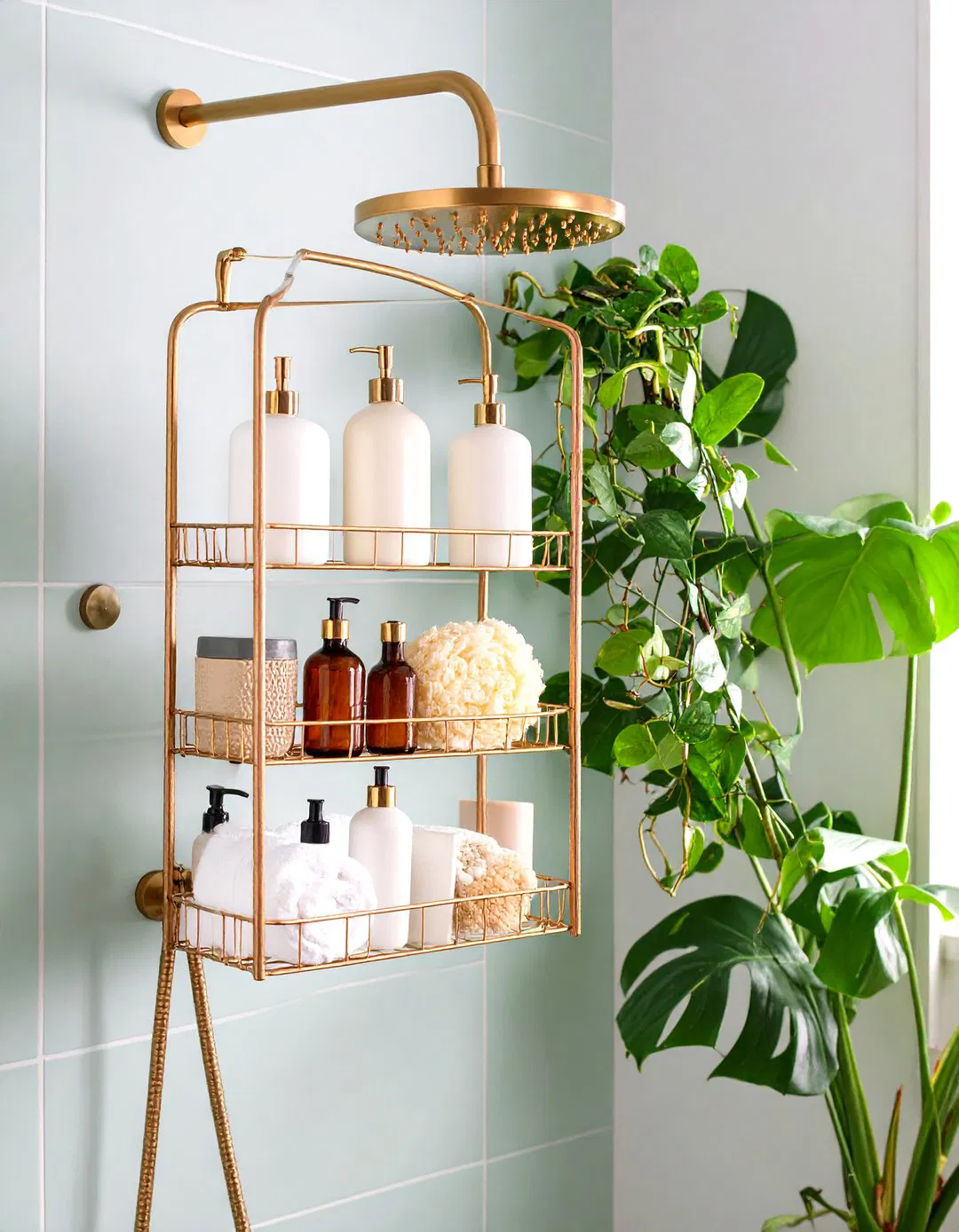 Over Showerhead Hanging Caddies