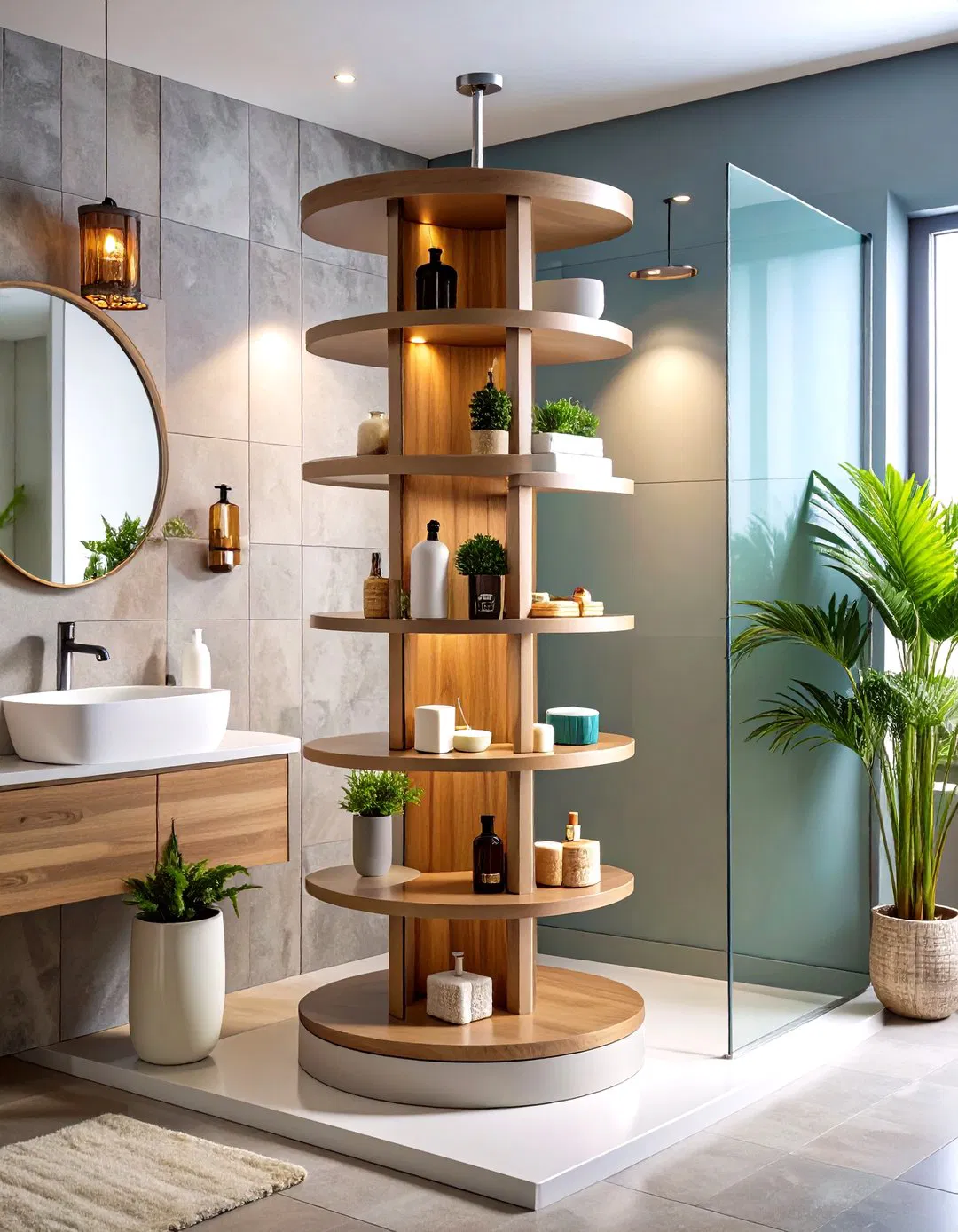 Rotating Carousel Storage