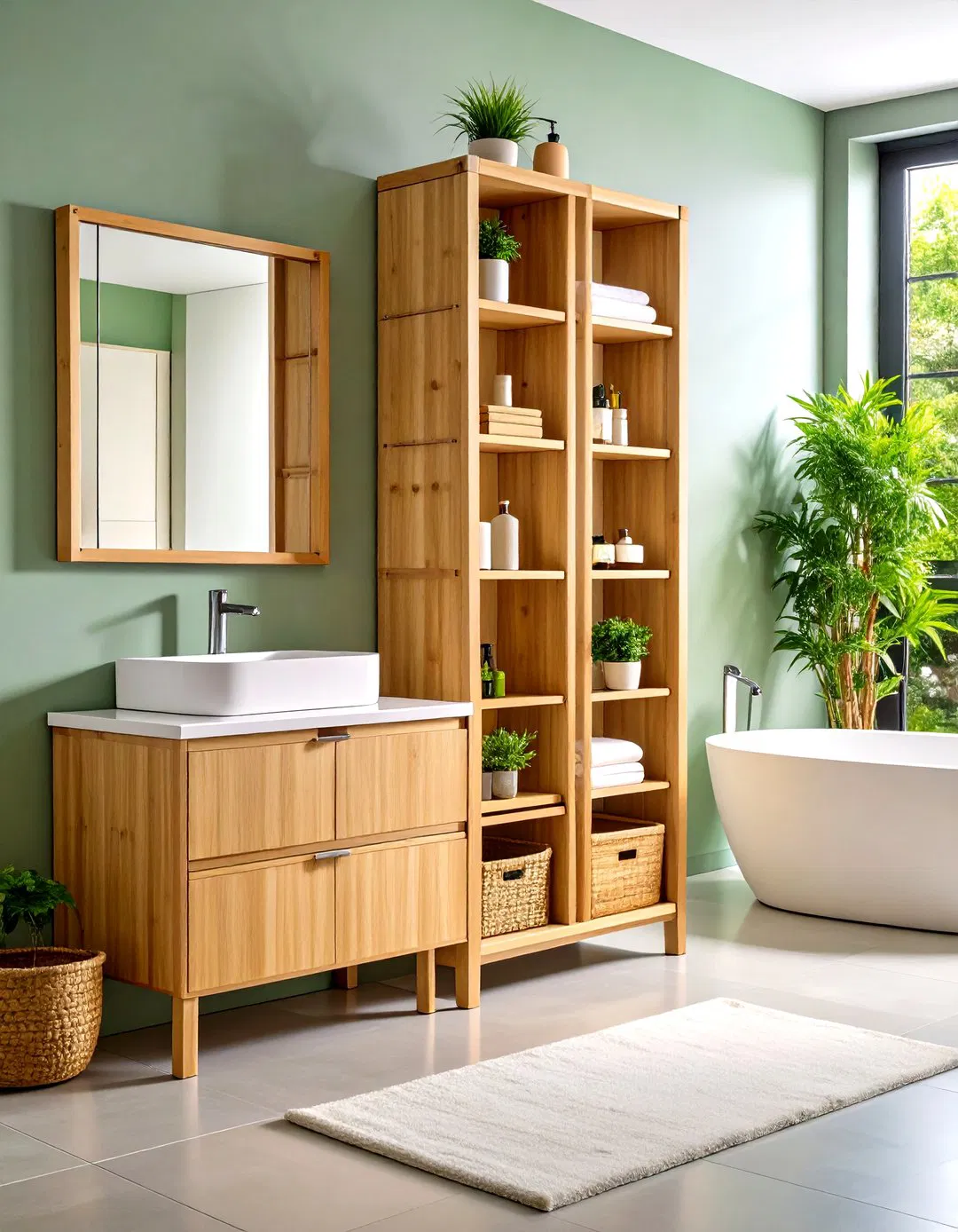 Bamboo Storage Towers