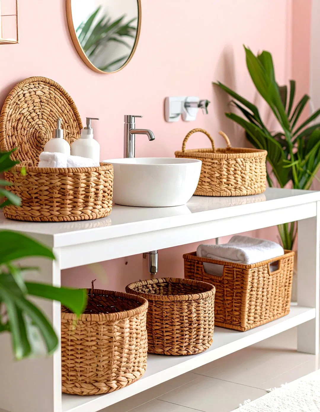 Wicker Basket Storage Collections