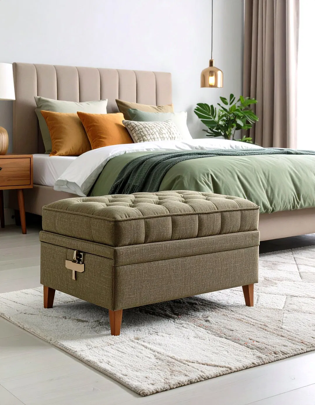 Ottoman Storage Bench Seating