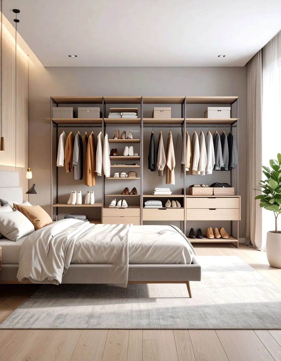 Rolling Clothing Rack Stations