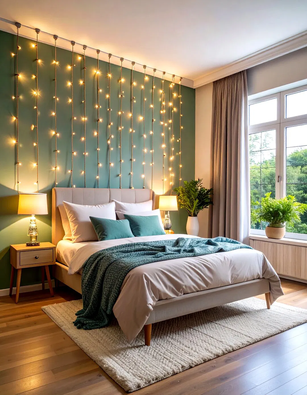 Fairy Light Curtain Wall