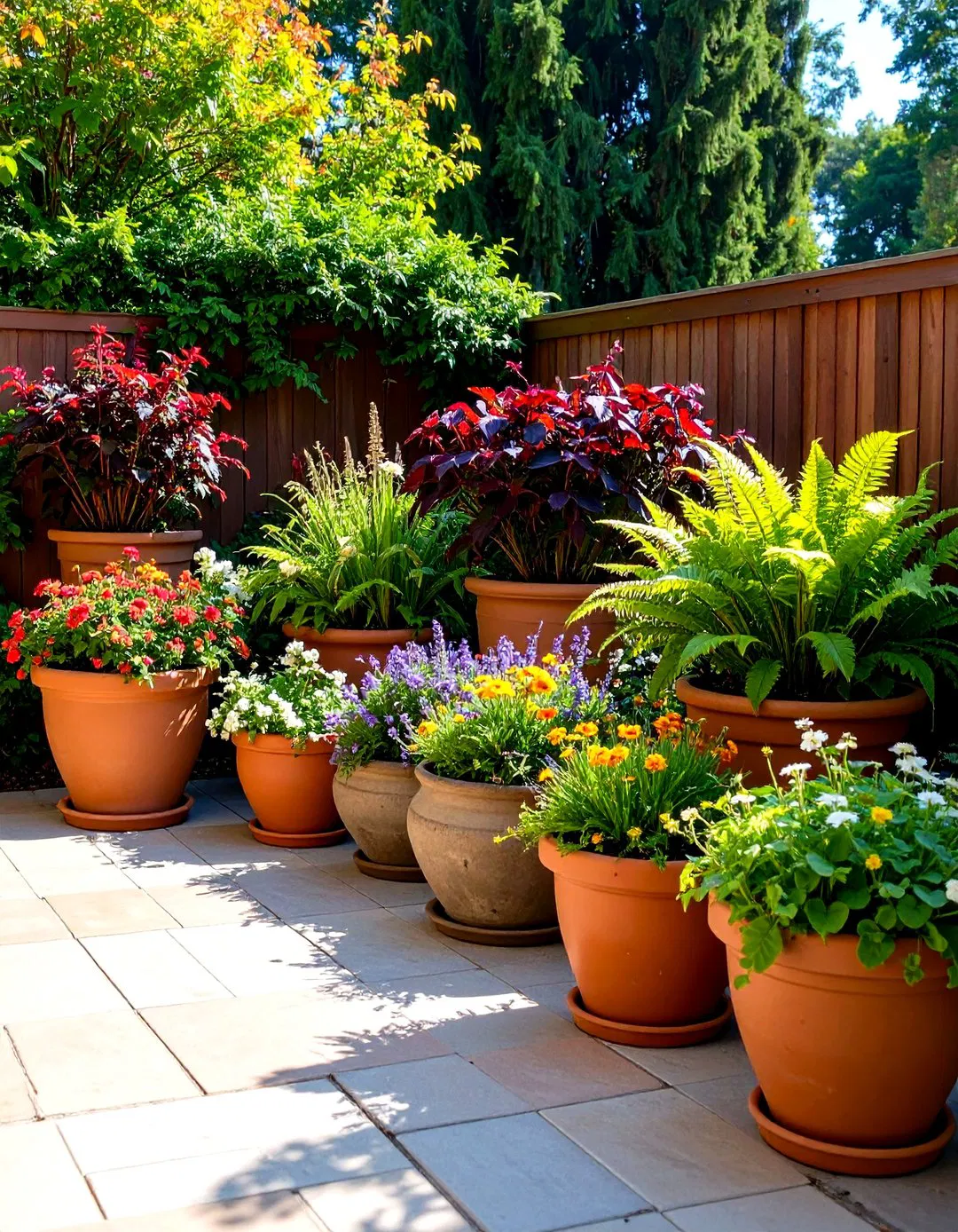 Container Shade Garden Arrangements - Shade Garden Ideas